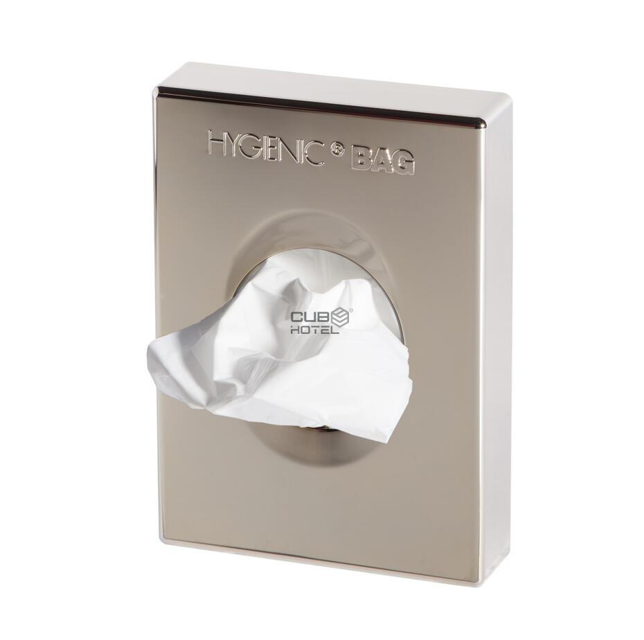 Dispensador Bolsas Higiénicas Abs Dorado